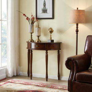<span class=keywords><strong>Console</strong></span> élégante et rétro en bois massif pour la décoration de la maison, table d'entrée pour le salon, armoire de rangement élégante - Product Image 3