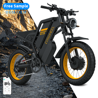 Motocicleta de Nieve COSWHEEL Cross Racing, Motocicleta Eléctrica de Turismo de 1200w