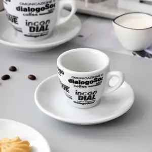 Bán Buôn Giá Rẻ Số Lượng Lớn Cá Nhân Theo Phong Cách Châu Âu Gốm Sứ Espresso Cup Món Ăn Đặt Tách Trà Cà Phê Và Chiếc Đĩa