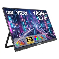 23,8 Zoll Tragbarer Gaming-Monitor Mit 3ms Reaktionszeit 2K QHD 2560x1440 180Hz für Schnelle Spiele