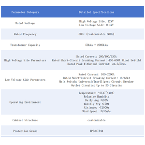 中国製プレハブ変電所YB-12屋外太陽光発電ボックス（コンテナ型変電所用） - Product Image 3
