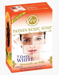 Lee Papaya Kojic Acid Soap Size 160 G. Papaya Soap Whitening Soap