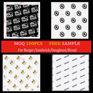 Custom Eco-friendly Food Grade Wrapping Customized Biodegradable Greased Food Safe Greaseproof Sandwich - Product Image 5