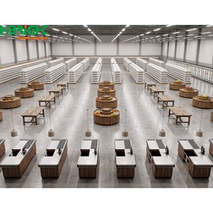 Estanterías Resistentes para Supermercados, Exhibidores de Venta al por Menor, Estanterías Independientes para Tiendas de Abarrotes, ODM OEM - Product Image 4