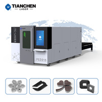 Machine de découpe laser à fibre CNC 3 axes TIANCHEN avec tête laser à servomoteur, refroidissement par eau, prend en charge AI/PLT/DXF, nouvelle génération pour métaux/laiton
