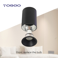 Boîtier de downlight anti-éblouissement à montage en surface, cadre de spot de plafond en aluminium pour module LED