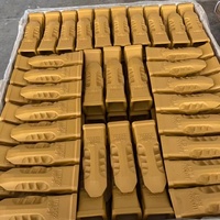 Dents de godet d'excavatrice SAR/TIG 1U3352RE E320 de remplacement, en acier allié T1/T2, dureté 48-53HRC, résistance aux chocs 17-21J, garantie 1 an, excellent rapport qualité-prix