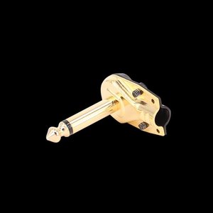 Conector de Teléfono de Ángulo Recto de 6.35mm, 2 Pines, Enchufe Mono de Audio para Guitarra, Amplificador y Micrófono - Product Image 2