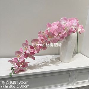 กล้วยไม้ฟาแลนนอปซิสแบบพิมพ์ 3 มิติจาก Secret Garden วัสดุพลาสติกนิ่มสำหรับตกแต่งผนังงานแต่งงาน - Product Image 4