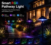 6W Umbrella-Shaped LED Pathway Light IP65 Waterproof Aluminum for Garden Walkway Landscape