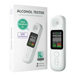 Hơi thở cầm tay kỹ thuật số rượu Tester khô di động rượu Tester rượu Tester cho lái xe