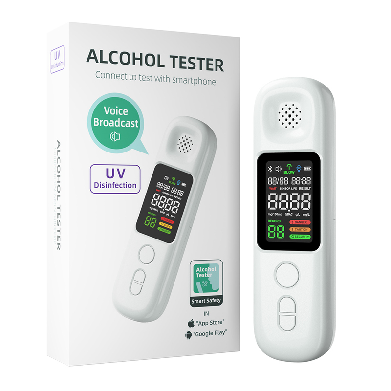 Handheld Breath Digital Alcohol Tester Dry