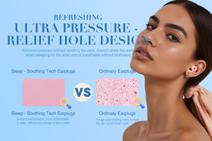 Penutup Telinga Wanita Ukuran Kecil, Peredam Suara, Rebound Lambat, Pengurangan Kebisingan, Dapat Digunakan Kembali, untuk Tidur dan Festival, dengan Kotak - Product Image 5