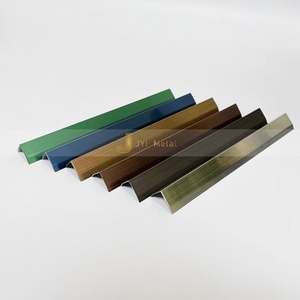 LL145 Customized Modern L-Shape Stainless Steel <b>Metal</b> Trim <b>Strip</b> Multi-Functional Corner Trim for Interior Wall Apartments - Product Image 1