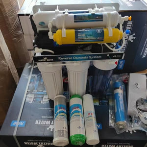 Filtre <span class=keywords><strong>RO</strong></span> sous évier haute capacité 100 GPD à 6 étages, purifie l'eau des micro-organismes, des odeurs désagréables, des contaminants et des bactéries - Product Image 1