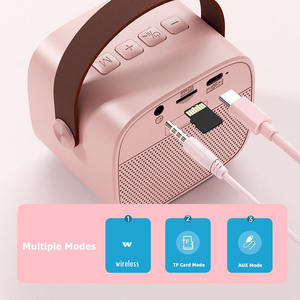 Tendance OEM Microphone Intégré Et Audio Sans Fil Mini Meilleur Hifi Karaoké Blotooth Barre de Son Subwoofer Box Amplificateurs Haut-Parleur - Product Image 4