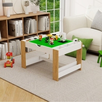 Table polyvalente pour tout-petits Assemblage de blocs de construction pour enfants Table de jeu et de dessin pour enfants