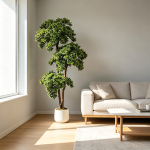 Pino Artificial en Maceta, Planta Verde Artificial, Bonsái <span class=keywords><strong>de</strong></span> <span class=keywords><strong>Cedro</strong></span> Artificial para Decoración Interior del Hogar - Product Image 3