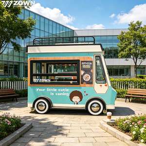 Fabricant Direct ZOWN Camion de Restauration Électrique Mobile 2-4m Longueur Personnalisable Construction en Acier Inoxydable Complet - Product Image 1