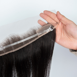 ท็อปเปอร์ผมแท้จากรัสเซีย 13x2 แบบลูกไม้สำหรับผู้หญิง  พร้อมเชือกผูก - Product Image 2