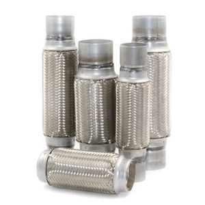 Double tressé en acier inoxydable Convient pour BMW et Audi Tuyau d'extrémité flexible Silencieux d'échappement Tuyau flexible d'échappement - Product Image 4