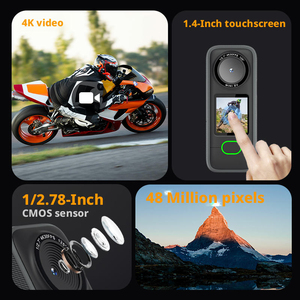 Caméra sportive Goobsafe F3 <span class=keywords><strong>Mini</strong></span> <span class=keywords><strong>DV</strong></span> 4K 30fps avec écran tactile IPS 1.4, capteur photo 64MP, batterie 1200mAh, IPX6, WiFi - Vente en gros - Product Image 6