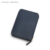 Portefeuille de passeport pour homme en cuir italien avec blocage RFID, vente en gros, personnalisable