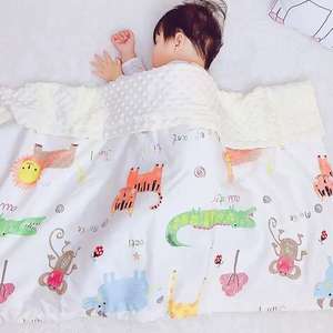 ผ้าห่มมิงกี้สองด้านสำหรับเด็กทารกผ้าห่มมิงกี้ถักแบบอุ่นนุ่มเป็นพิเศษสำหรับเด็กออกแบบได้ตามที่ต้องการ - Product Image 1