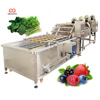 Olijf Ananas Wassen Schoonmaken, Schillen En Snijden Productie Machine Elektrische Groente Wasmachine En Droger Voor Fruit