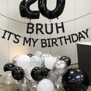 Pancarta 'Bruh, es mi cumpleaños', Decoraciones <span class=keywords><strong>para</strong></span> Fiesta de Cumpleaños de Niños, Fácil de Colgar, Decoraciones Divertidas <span class=keywords><strong>para</strong></span> Cumpleaños - Product Image 5