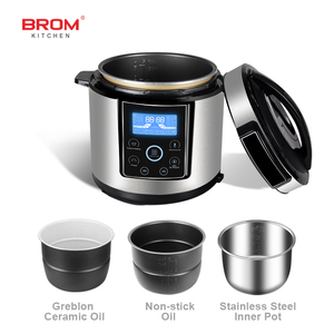 Prestige Acero inoxidable eléctrico Multicooker Olla a presión Venta al por mayor Multipropósito Prestige instantáneo para uso doméstico en hoteles - Product Image 3