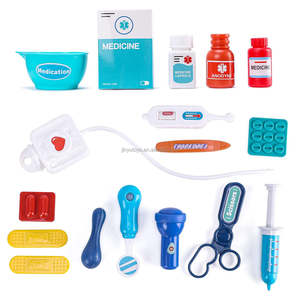 3 In 1 Kinderspeelgoed Dokterskit Kinderspelletjes Speelgoed Kinderfeestpakket Tandheelkunde Sets Doen Alsof Speelset Educatief Doktersspeelgoed Voor Kinderen - Product Image 5