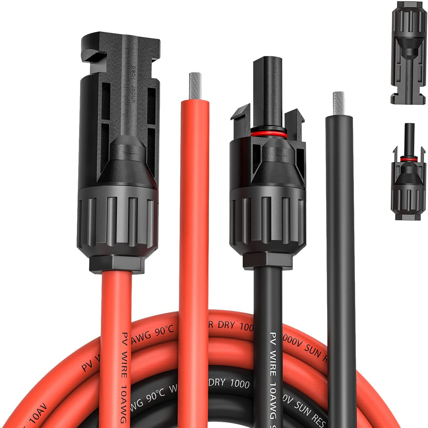 Высококачественный медный кабель 9awg 12 В для солнечной панели, индивидуальный XLPE Солнечный pv кабель 6 мм 2 Солнечный кабель, провод постоянного тока