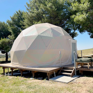 Tente de dôme d'hôtel de <span class=keywords><strong>camping</strong></span> <span class=keywords><strong>en</strong></span> plein air de taille personnalisée tentes de dôme géodésique les plus chaudes de vente - Product Image 3