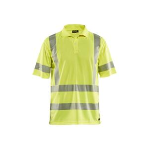 BLAKLADER - 3428101333004XL Polo haute visibilité protégé contre les UV Jaune-EAN 7330509670743 HI-VIS WORKWEAR - Product Image 1