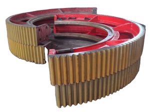 Fabricación en China, planta de cemento personalizada, engranaje de circunferencia de fundición de gran diámetro, horno rotatorio de acero de aleación, módulo grande, engranaje de medio anillo - Product Image 5