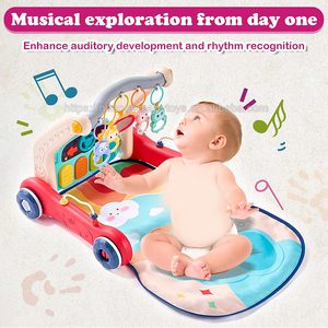 <span class=keywords><strong>Huanger</strong></span> Baby Play Gym Piano Fitness Rack Mat <span class=keywords><strong>Huanger</strong></span> 2 en 1 Actividad <span class=keywords><strong>Gimnasio</strong></span> y andador para bebé - Product Image 6