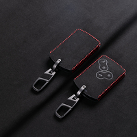 Housse de clé de voiture en cuir à 4 boutons pour Renault Duster Captur Clio Logan Megane 1 2 3 Koleos Scenic Nema Fluence Zoe Accessoire