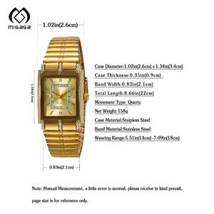 Relojes Diamantes Chapados Japón Movt Cuarzo Resistente Al Agua Femme Sr626sw Precio Sin Logo Mujeres Cuarzo 18K Reloj De Oro Para Mujer - Product Image 6