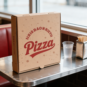 Boîtes à <span class=keywords><strong>pizza</strong></span> personnalisées avec logo |   Matériaux recyclés, sans danger pour les aliments |   Boîtes rigides de 7 à 12 pouces en stock pour une expédition rapide - Product Image 2