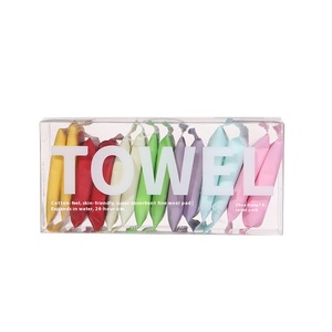 Nouvelle <span class=keywords><strong>serviette</strong></span> nettoyante pour le visage en coton compressé, jetable, portable, épaisse, extra-large, emballée séparément pour le voyage - Product Image 6