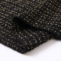 Vente en gros, 425Gsm, 21.4% laine 50% acrylique 28.6% Polyester Tweed laine tricotée tissu mélangé pour vêtements/