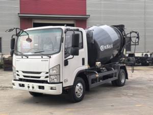 Camion malaxeur à béton Isuzu KV100 4CBM 4x2, petit camion malaxeur à ciment pour chantier étroit - Product Image 2