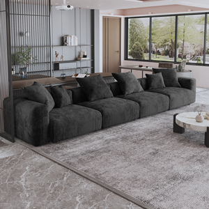 <span class=keywords><strong>Sofás</strong></span> seccionales extra modulares ATUNUS, sofá grande, muebles de sala de estar, juego de <span class=keywords><strong>sofás</strong></span> de tela de pana - Product Image 4