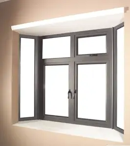 Home Sliding Used Windows And Doors extrude aluminium profile Alloy Broken Bridge Window Frame Profiles