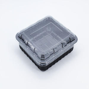 Caixa de Armazenamento de Alimentos Plástica Retangular <span class=keywords><strong>PET</strong></span> Barata com Tampa Dispensador de Alimentos Secos Personalizável - Product Image 6