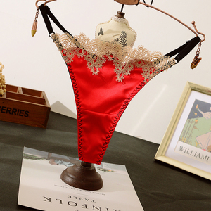 Hersteller liefern direkt Großhandel Low-Rise Bikini T-Höschen mit wasserlöslichem Rand, Flash Ultra-Dünn - Product Image 2