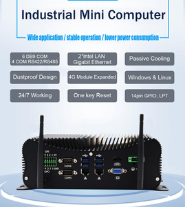 Fanless GPIO Industrial <strong>Computer</strong> 6xCOM <strong>Ports</strong> Core I5-8250U I7-8565U 7500U Dual Lan Win10 Linux Industrial Vehicle Machine PC 4G - Product Image 6