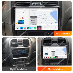 MEKEDE M6 PRO 2000 1200*2004 3D Android 12 Aksesori Mobil elektronik untuk Hyundai Sonata Fe 2012-kontrol suara navigasi gps
