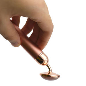 2025 gaya baru Rose Quartz giok wajah Roller Guasha 2-in-1 Roller kecantikan Gua Sha untuk pijat wajah - Product Image 6